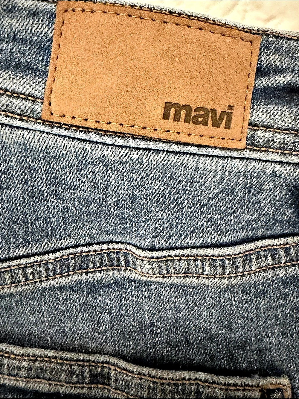 Mavi Paloma Marine High-Rise Wide-Leg Jeans Blue Waist 25/27